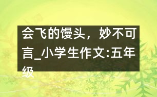 會(huì)飛的饅頭，妙不可言_小學(xué)生作文:五年級(jí)