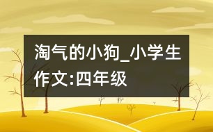 淘氣的小狗_小學(xué)生作文:四年級