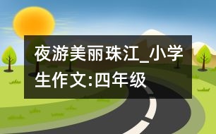 夜游美麗珠江_小學(xué)生作文:四年級(jí)