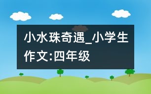 小水珠奇遇_小學生作文:四年級