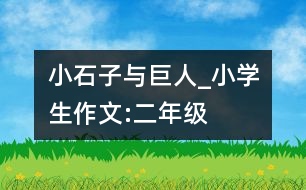 小石子與巨人_小學(xué)生作文:二年級(jí)