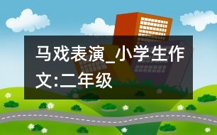 馬戲表演_小學(xué)生作文:二年級(jí)