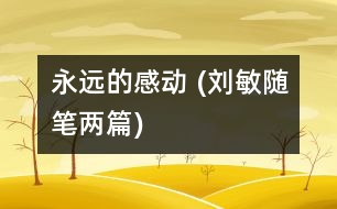 永遠(yuǎn)的感動(dòng) (劉敏隨筆兩篇)