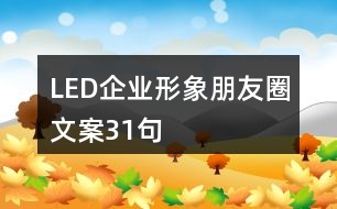 LED企業(yè)形象朋友圈文案31句