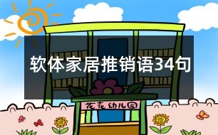 軟體家居推銷語34句