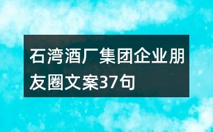 石灣酒廠集團企業(yè)朋友圈文案37句