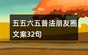 五五、六五普法朋友圈文案32句