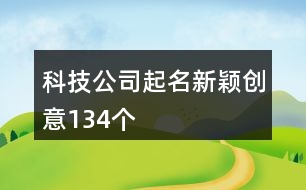 科技公司起名新穎創(chuàng)意134個