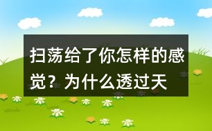 “掃蕩”給了你怎樣的感覺？為什么透過天窗雷電的威力更大