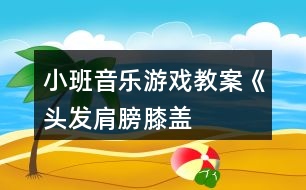 小班音樂游戲教案《頭發(fā)、肩膀、膝蓋、腳》反思