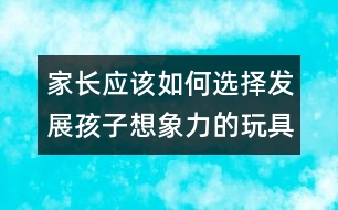 家長應該如何選擇發(fā)展孩子想象力的玩具