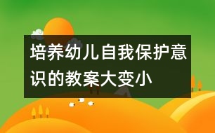 培養(yǎng)幼兒自我保護意識的教案：大變小