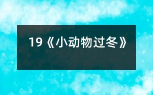 19《小動物過冬》