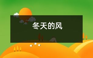 冬天的風(fēng)