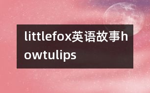 littlefox英語故事howtulips